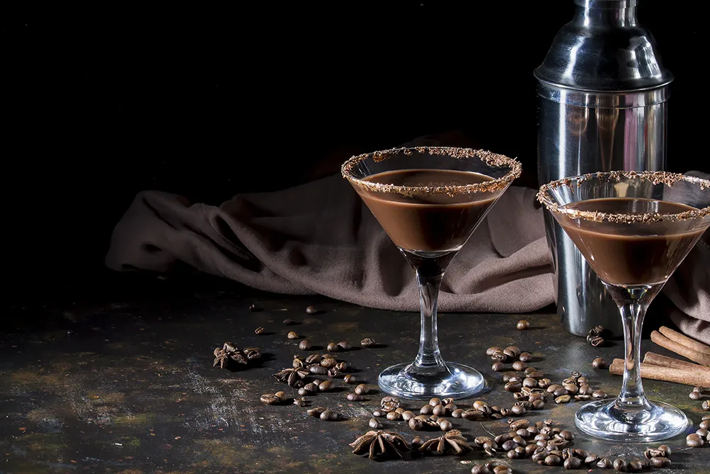 Dark Chocolate Balsamic Vodka Martini